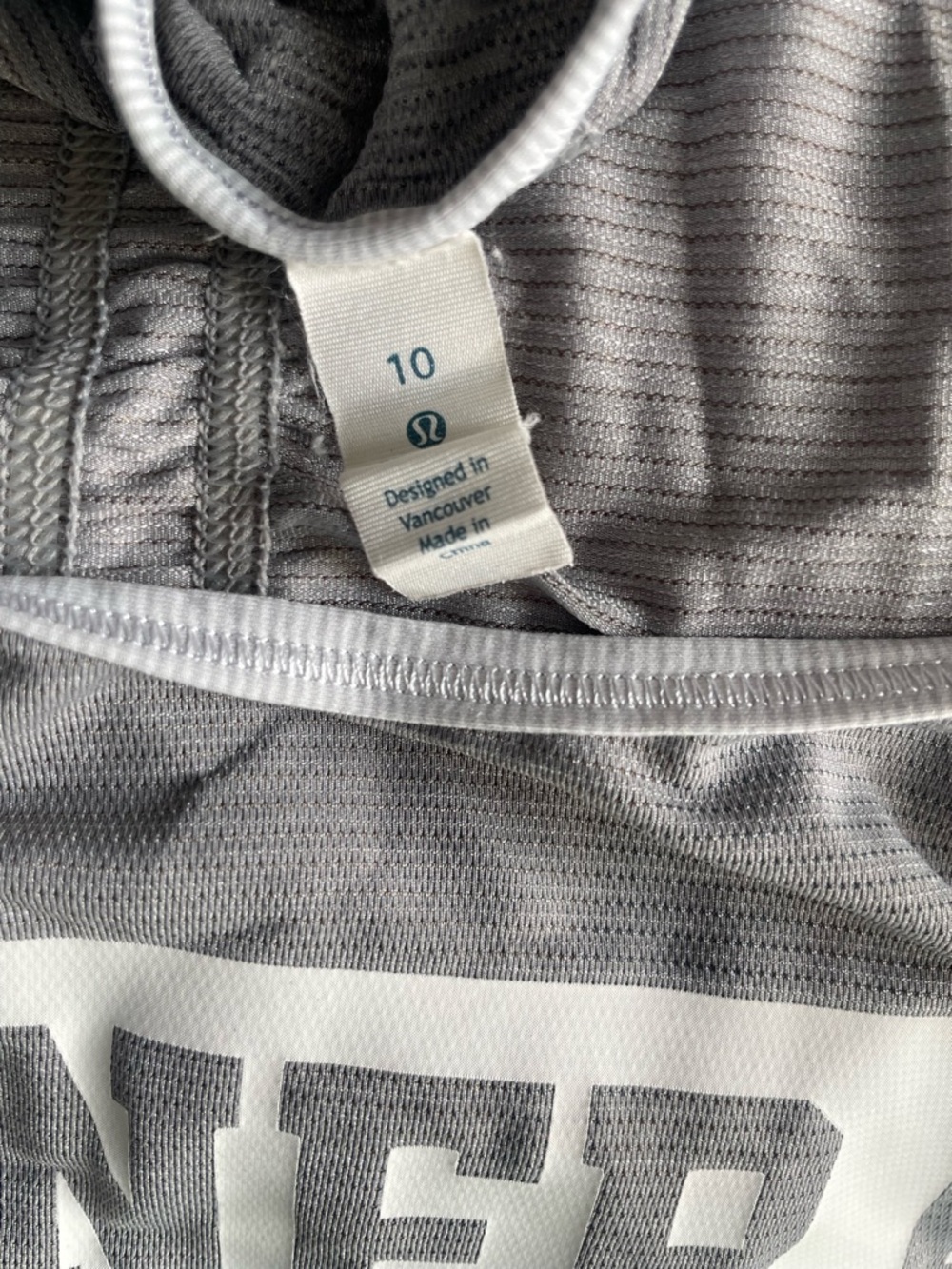 lululemon athletica Gray 'RUNNER UP' Racerback Tank - Picture 8 of 8